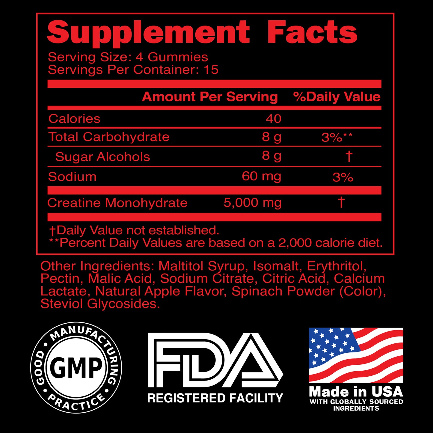 Creatine Gummies (pre sale orders)