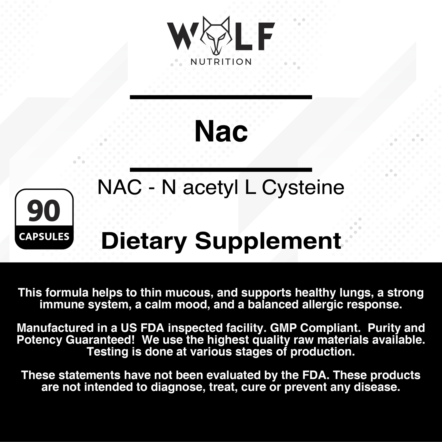 NAC - N acetyl L Cysteine