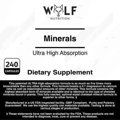 Mineral Caps - Ultra High Absorption