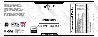 Mineral Caps - Ultra High Absorption