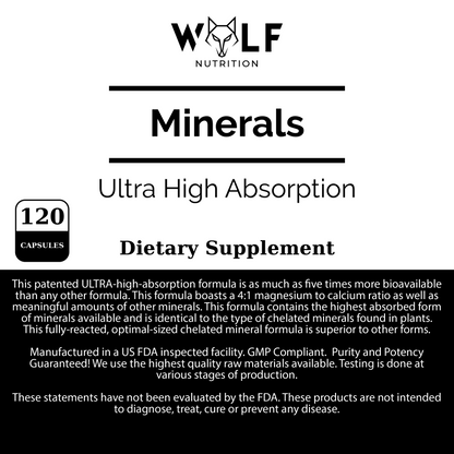 Mineral Caps - Ultra High Absorption