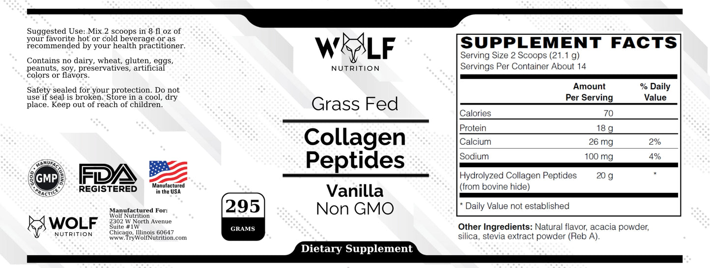 Collagen Peptides - Grass Fed