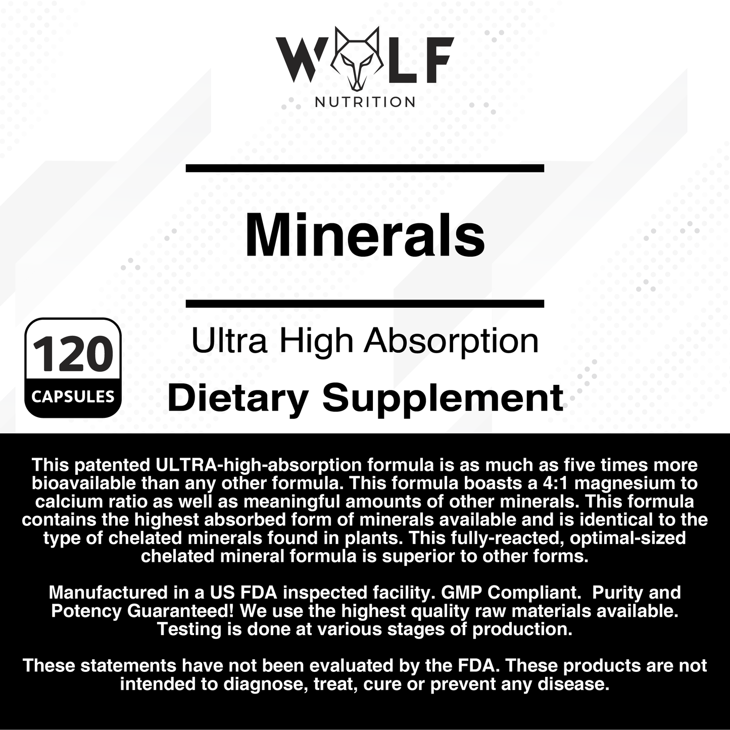 Mineral Caps - Ultra High Absorption