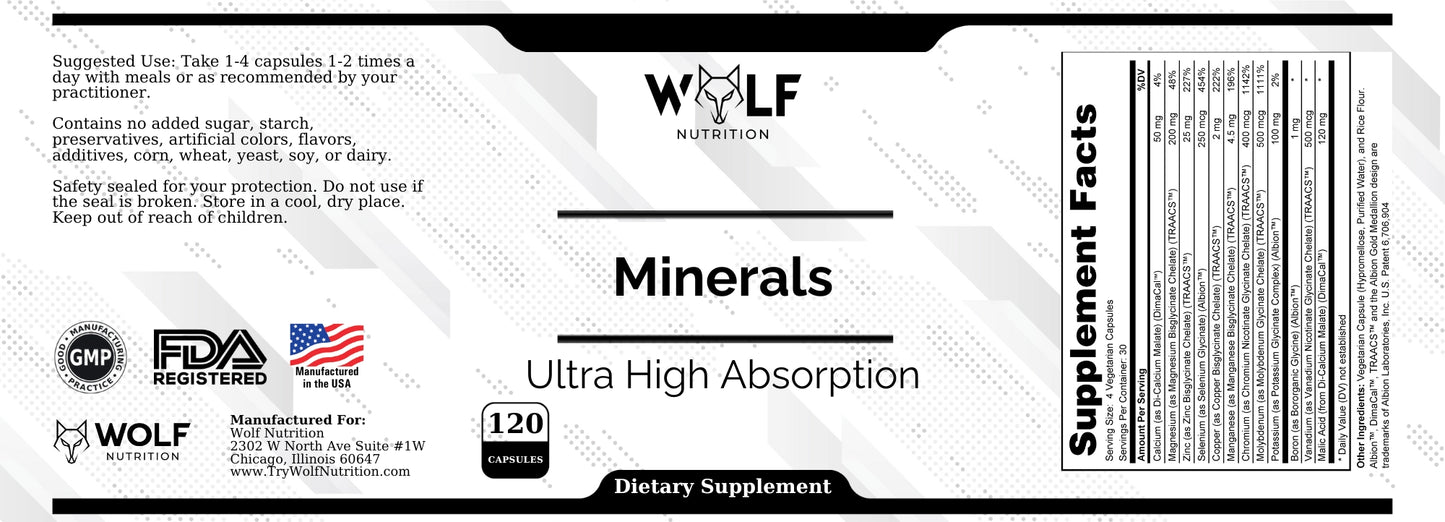 Mineral Caps - Ultra High Absorption