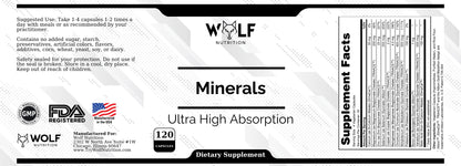 Mineral Caps - Ultra High Absorption