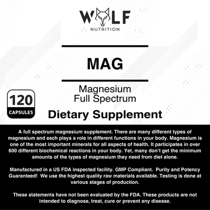MAG Caps - Magnesium Full Spectrum