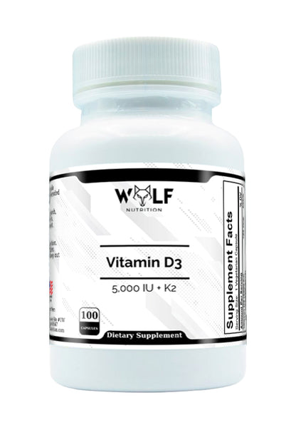 Vitamin D3 + K2 - 5000 IU