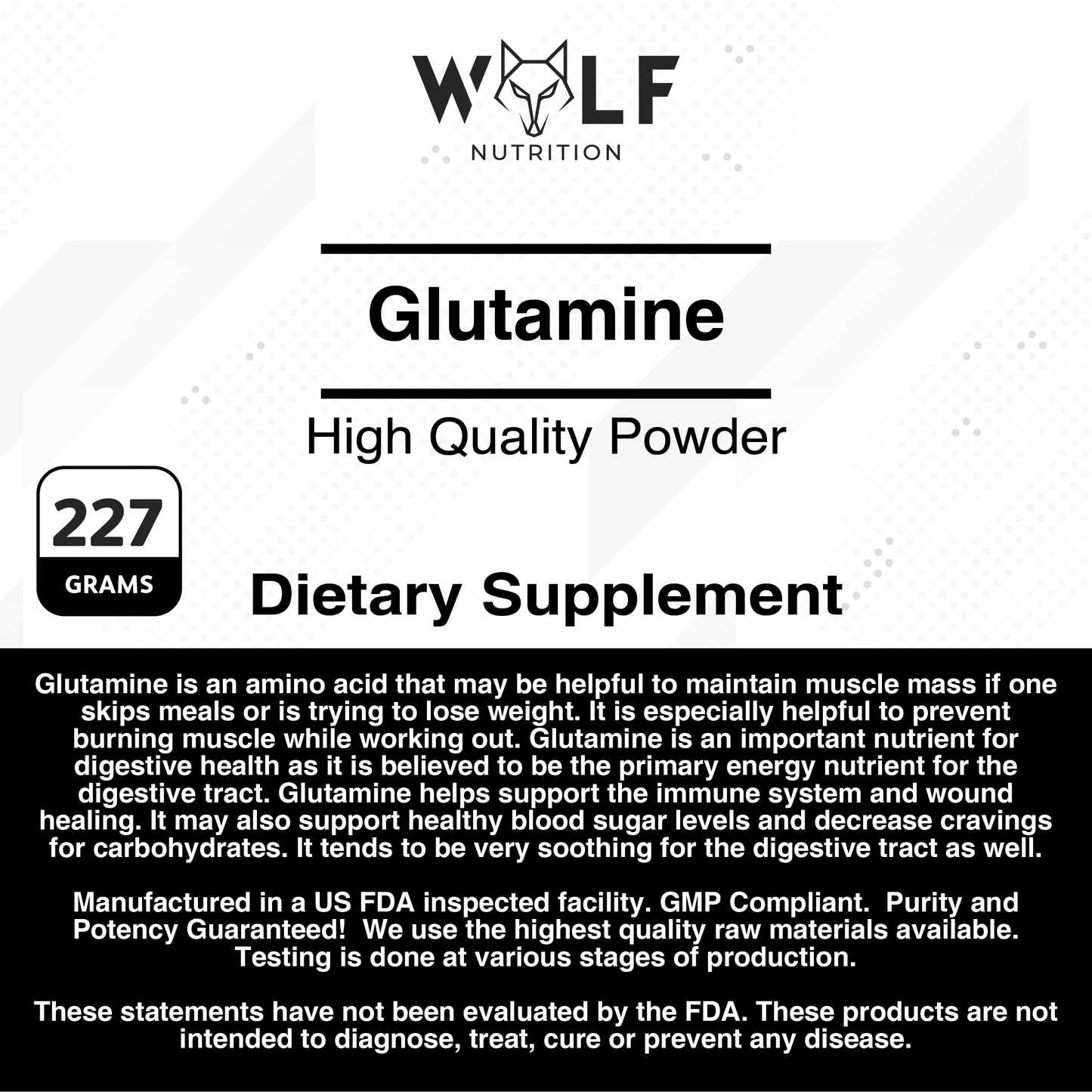 Glutamine - High Quality Powder