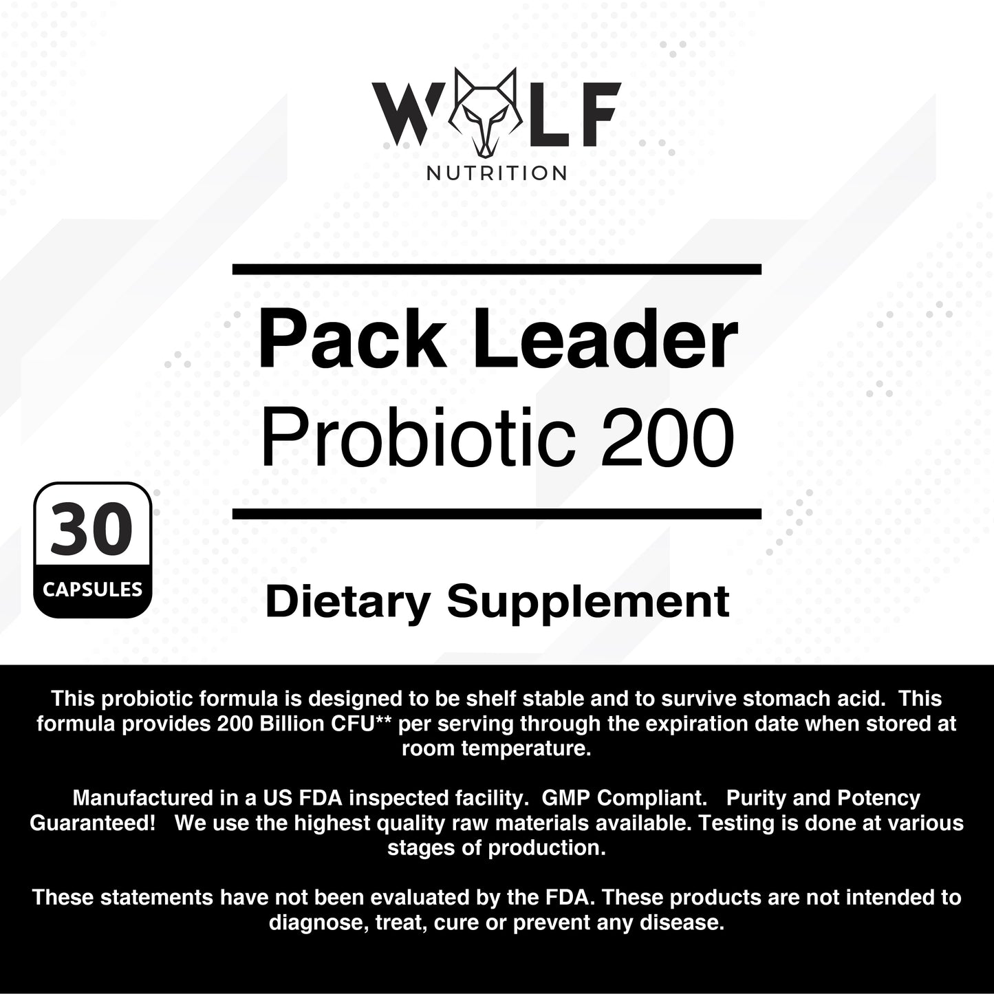 Pack Leader Probiotic 200