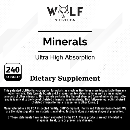 Mineral Caps - Ultra High Absorption