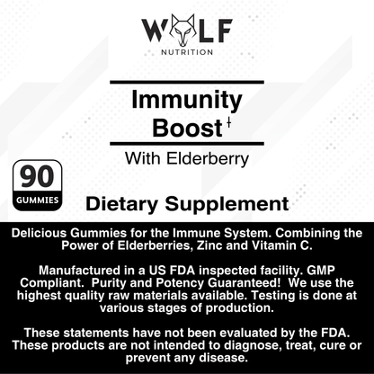 Immunity Boost Gummies (with Elderberry)